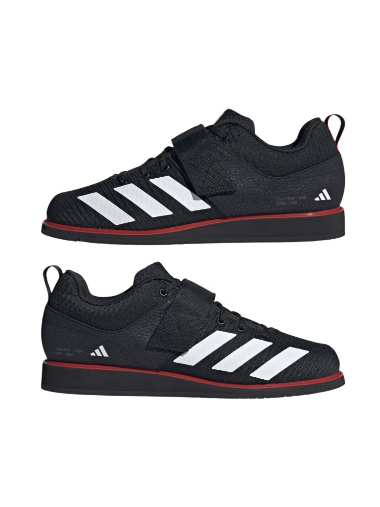 Adidas Powerlift 5 - Unisex 7m/8w Weightlifting Shoes Black White Red Ih8238 New